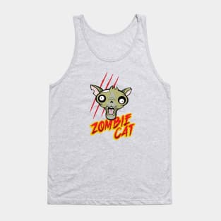 Zombie Cat Tank Top